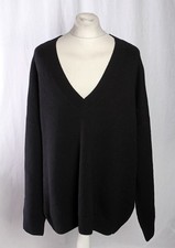 Maglione Fred Perry X Raf Simons oversize scollo a V patch pullover lana uomo L NUOVO