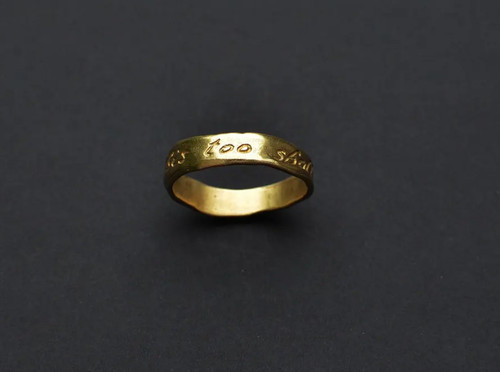 Anello vintage ottone - anello,