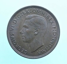 INGHILTERRA GIORGIO VI PENNY 1937 MONETE DA COLLEZIONE BRONZO COIN CURRENCY 
