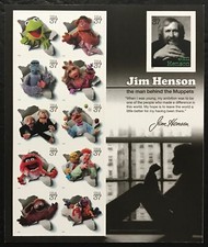 2005 - Scott #3944 a-k - 37¢ - JIM HENSON & THE MUPPETS - Foglio completo - MNH