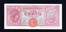 CENTO 100 LIRE ITALIA TURRITA LUOGOTENENZA