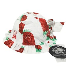 6070G cappello bimba bianco