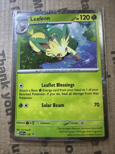 Leafeon 170 black star - star, promo