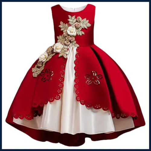 Abito fiori bambina - abito,