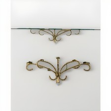 2 Shelf Gold Twisted Ribbon