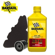 KIT/TAGLIANDO Liberty 125 150 Bardahl XTC C60 5W40 filtro olio aria originale