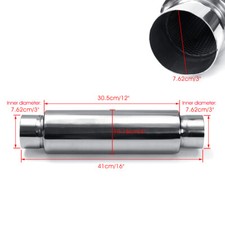 2PZ 16" Lungo Ø 76mm Scarico