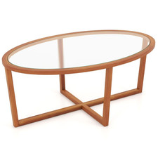 Tavolino Da Caffè in Vetro