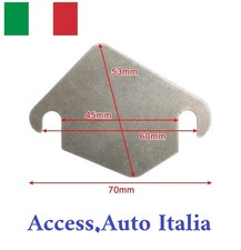 Tappo piastra flangia - piastra,