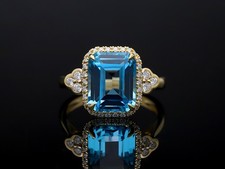 Anello Brillanti Topazio 5,08