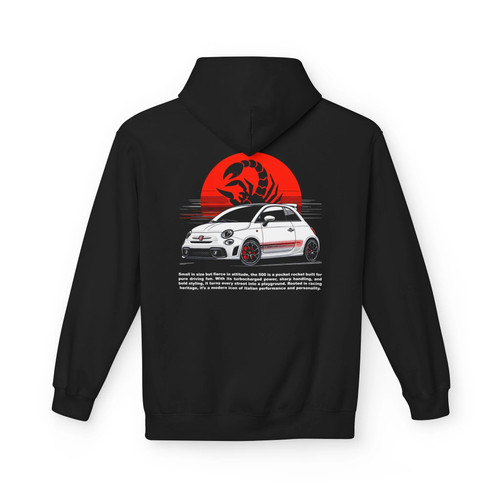 Felpa con cappuccio fiat - cappuccio,