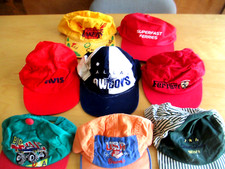 lotto cappelli con visiera vintage, Bambino '90  - Cappelli BRUM'S ed altro.