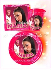 KIT24 PIATTI BICCHIERI Anna Pepe con Nome- Festa Party Baddie Decorazione Tavola