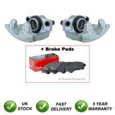 Brake Calipers + Pads Front