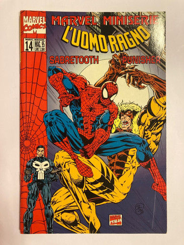 Uomo ragno sabretooth - l'uomo,