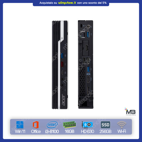 Mini acer 8gen - i3, ram