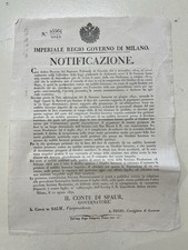 1842, Milano, Notificazione, Diritto, Giustizia, in merito al Giudizio Bavarese
