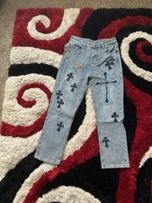Jeans Chrome Hearts Cross