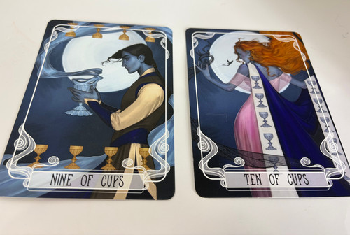 Two fairyloot tarot - two, cards