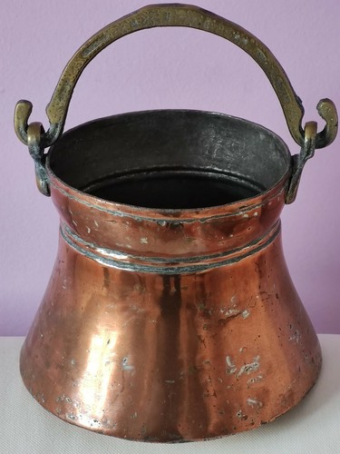 Antique copper boiler - antique, with