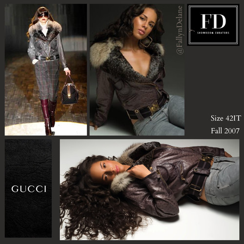 Gucci runway editorial fur - runway/editorial,