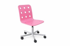 Sedia scrivania girevole rosa - scrivania,