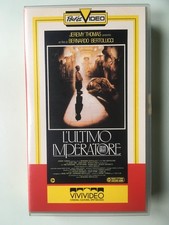 VHS con custodia rigida L'ULTIMO IMPERATORE di Bernardo Bertolucci 9 premi Oscar