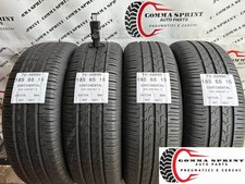 4 PNEUMATICI USATI DI OCCASIONE 185/65/15 CONTINENTAL ESTIVE GOMME 185 65 15