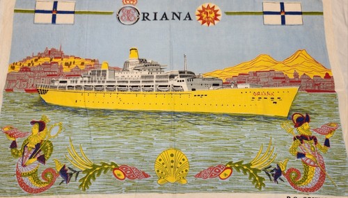 Asciugamano tè vintage - da,