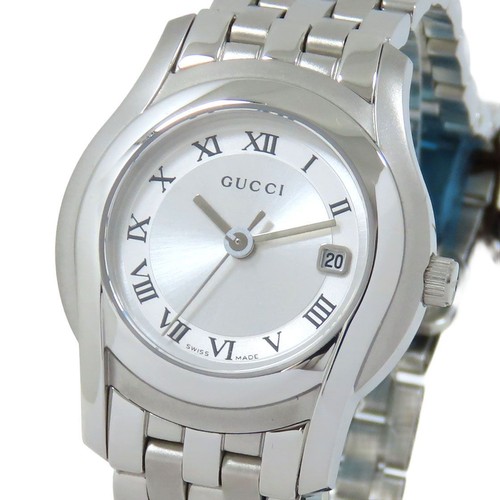 Gucci watch 5500l silver dial - gucci,