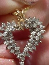 CIONDOLO CUORE ORO GIALLO 14K