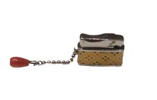 Accendino Sarome Baby Gas in Acciaio Smaltato Anni 60 Funzionante 