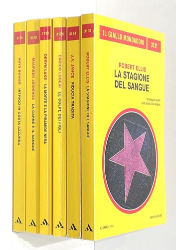 Lotto 6 libri gialli - libri,