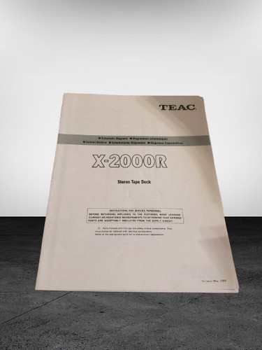 Teac 2000r stereo - teac, tape