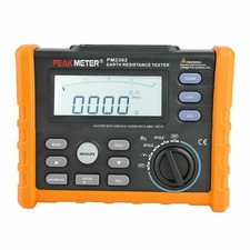 PEAKMETER MS2302 Digital Earth Ground Resistance Tester Meter Voltage 0-4000Ω