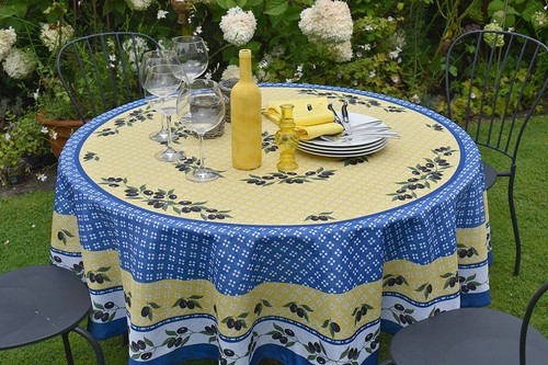 Non iron round - tablecloth, 180