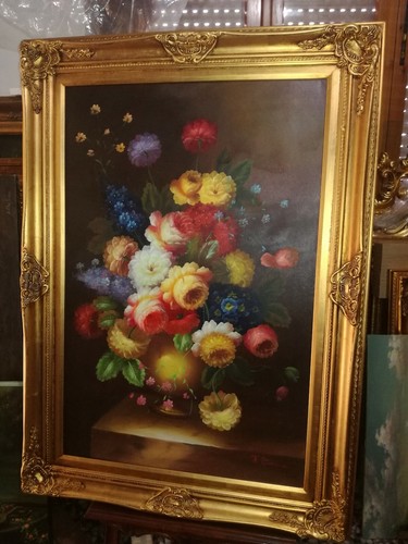 Dipinto olio tela vaso - olio, tela"vaso