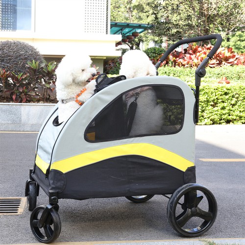 Passeggino pieghevole per cani - pieghevole,