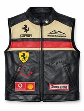 Gilet in pelle Ferrari Michael