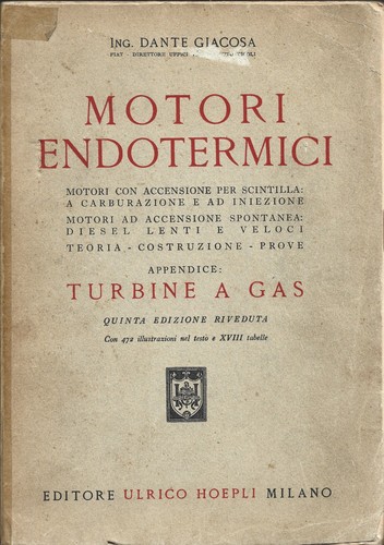 Giacosa motori endotermici - giacosa,