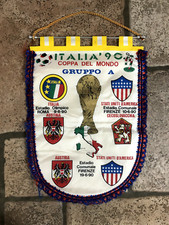 GAGLIARDETTO PENNANT MONDIALE ITALIA 90 COPPA DEL MONDO GRUPPO A ORIGINAL OTTIMO