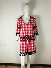 VESTITINO TUTA TUTINA MARIUCCIA MILANO DONNA TAGLIA 40 42 COLORE ROSSO BIANCO 