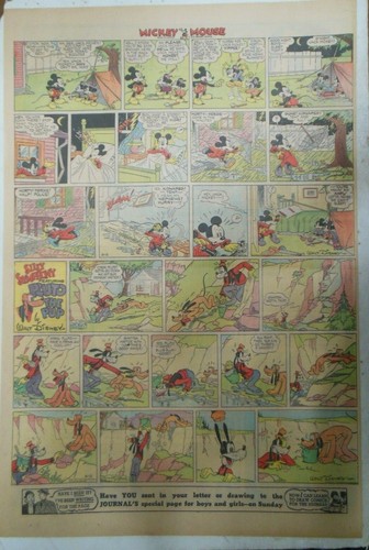 Topolino plutone sunday page - topolino, e