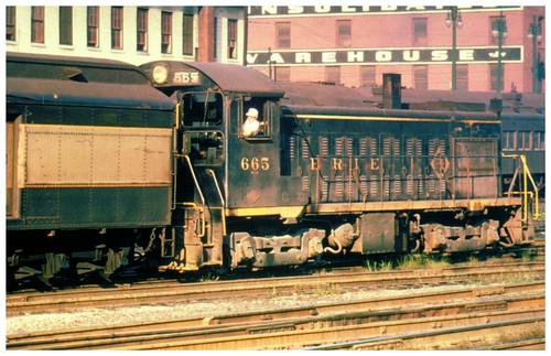 Treno locomotiva vapore erie - treno,