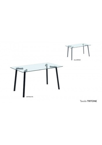 Tavolo piano vetro modello - piano, in