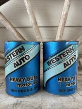 Vintage Oil Cans Western Auto