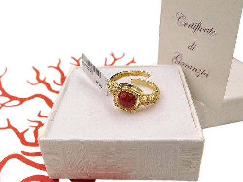 Anello corallo rosso in - di,