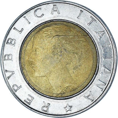1140950 moneta italia 500 - [#1140950], italia,