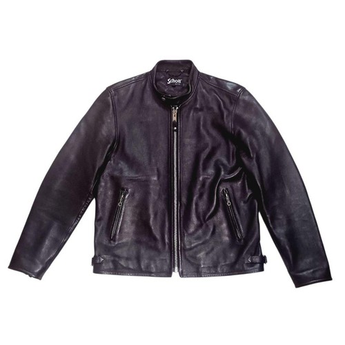 Giacca pelle schott single - giacca, di