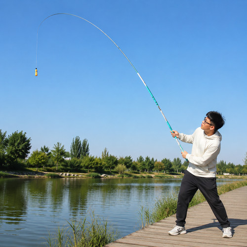 Canna pesca fissa portatile - da,